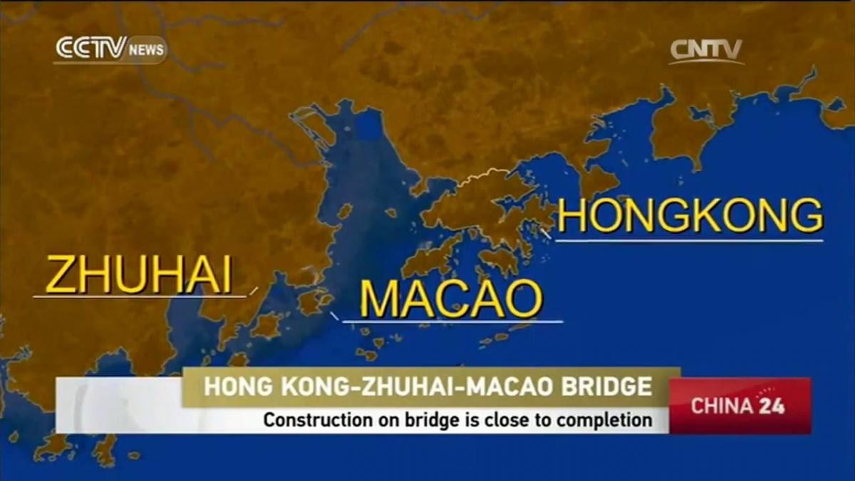 hong kong Macau brú kort