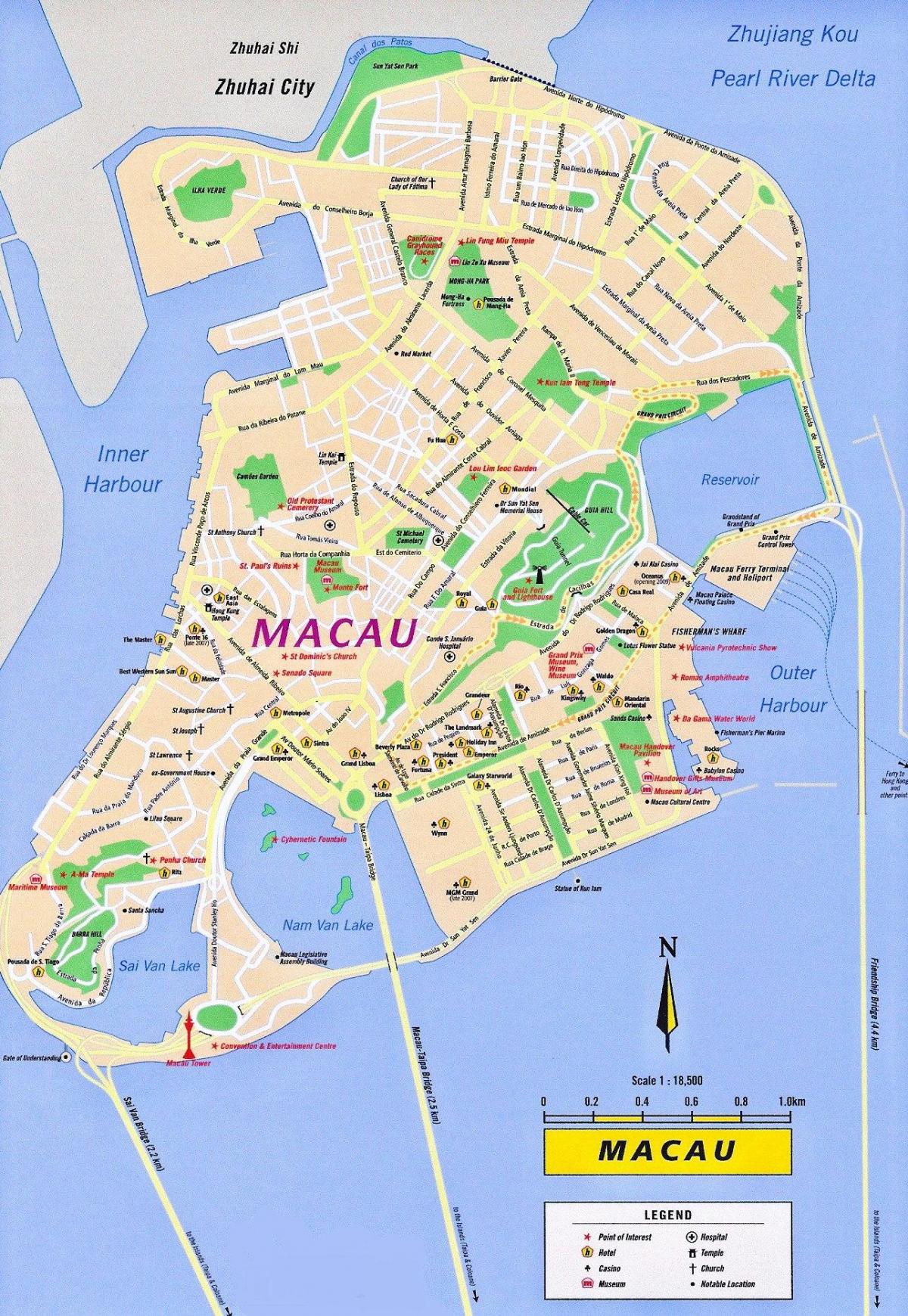 Macau Macau kort