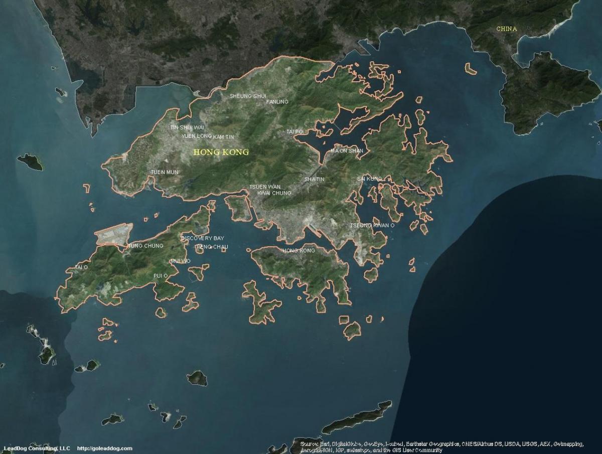 kort af Macau 3d